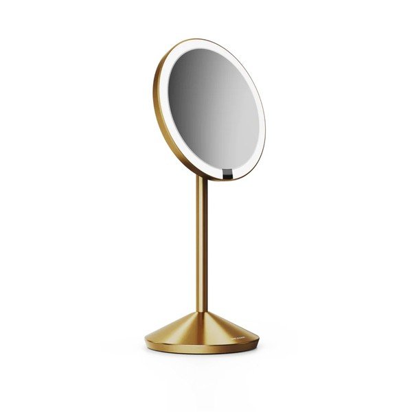 Kozmetické zrkadlo s osvetlením/zväčšovacie (zväčšenie 5x) ø 12 cm – simplehuman-image-3