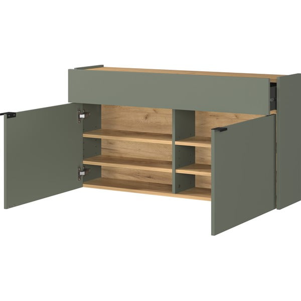 Šalviová zelená skrinka 110x57x22 cm Ameca – Germania-image-3