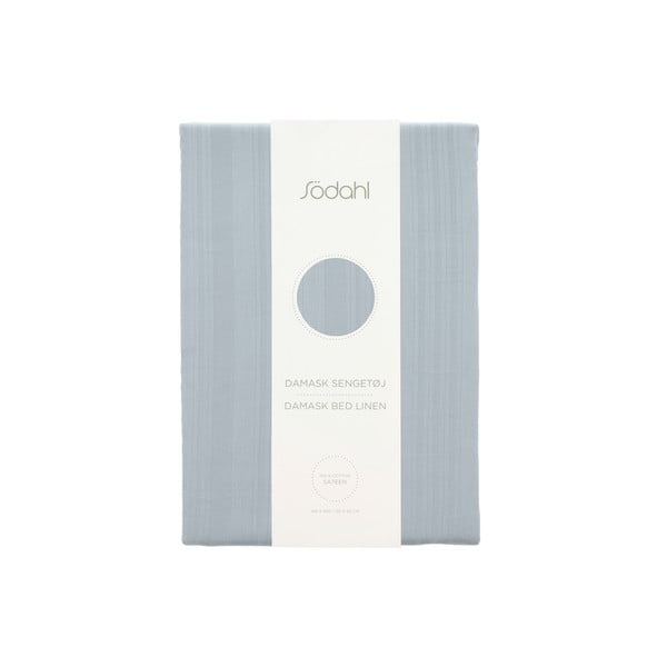 Svetlomodré damaškové obliečky na jednolôžko 140x200 cm Noble – Södahl-image-4