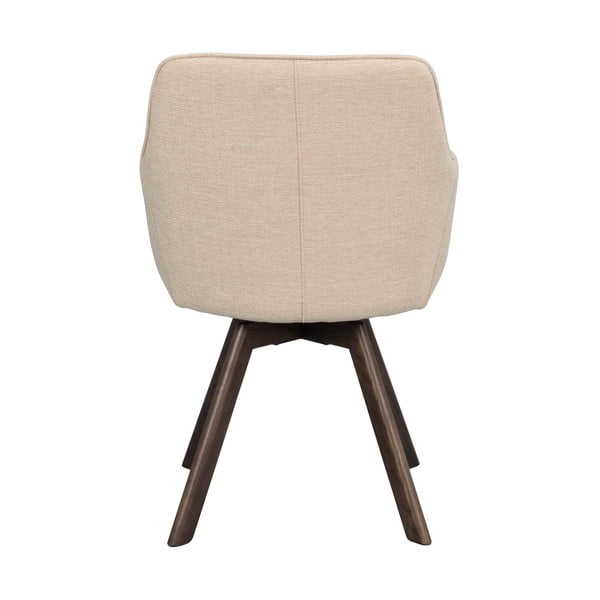 Béžové čalúnené jedálenské kreslá v súprave 2 ks Alison – Rowico-image-4