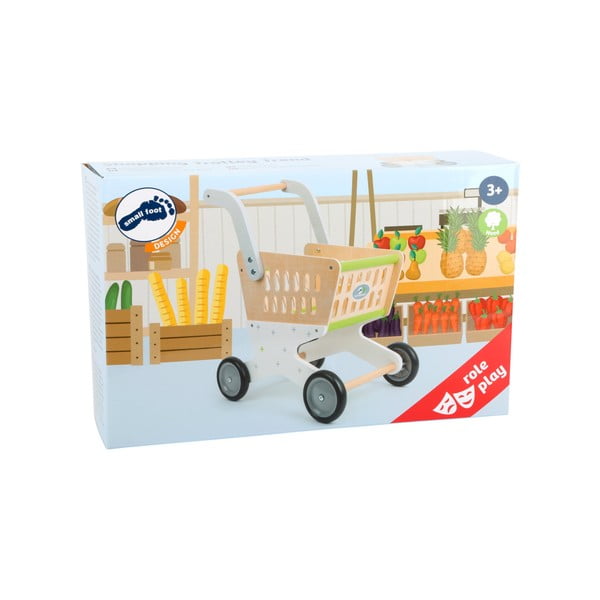 Detský drevený nákupný vozík Legler Shopping-image-1