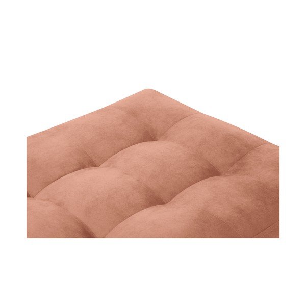 Ružová zamatová podnožka Milo Casa Santo-image-4