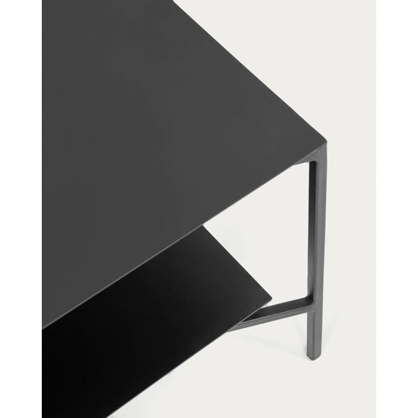 Čierny oceľový konferenčný stolík 60x140 cm Azisi – Kave Home-image-3