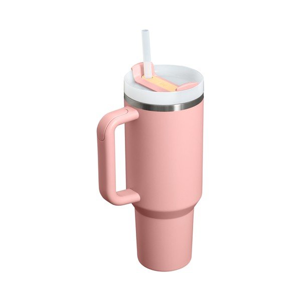 Broskyňová termoska so slamkou z nehrdzavejúcej ocele 1,18 l Quencher H2.O FlowState™ Tumbler Peach Rose – Stanley-image-2