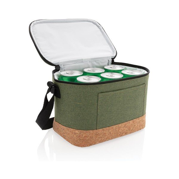 Zelená termotaška s korkovými detailmi XD Collection-image-1