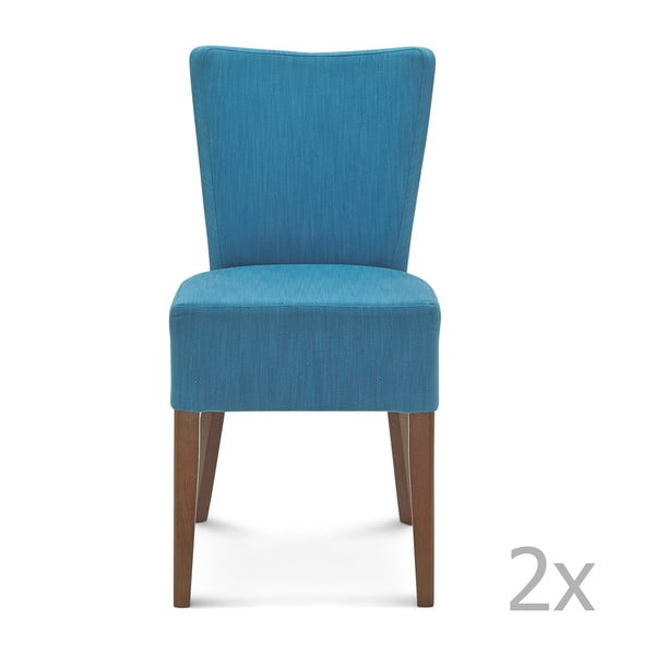 Sada 2 modrých stoličiek Fameg Aslak