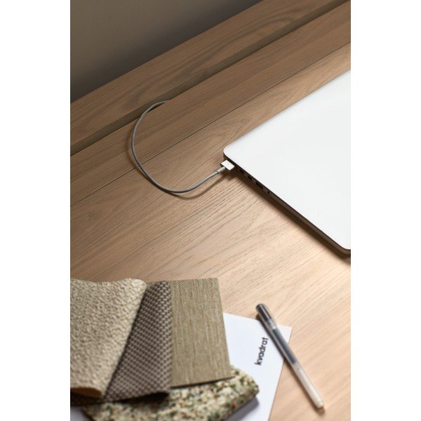 Pracovný stôl v dekore jaseňa 136x68 cm Atlas - Teulat-image-3