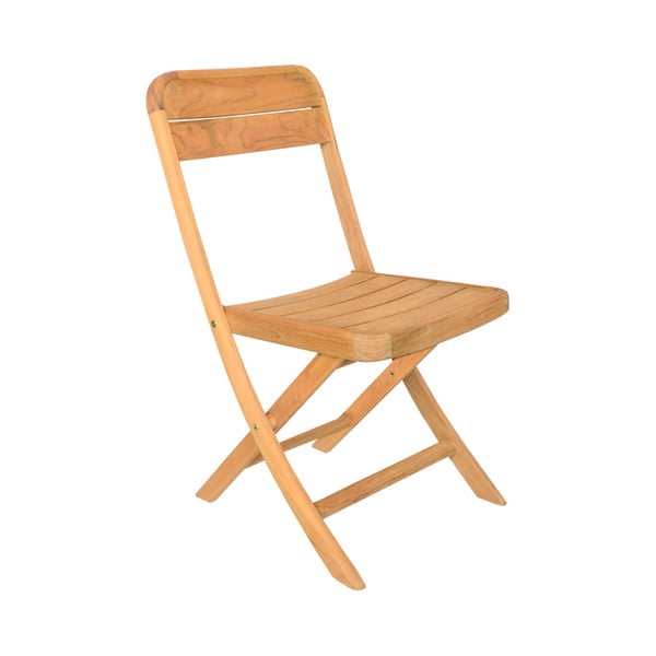 Sada 2 skladacích záhradných stoličiek z teakového dreva Ezeis Sun