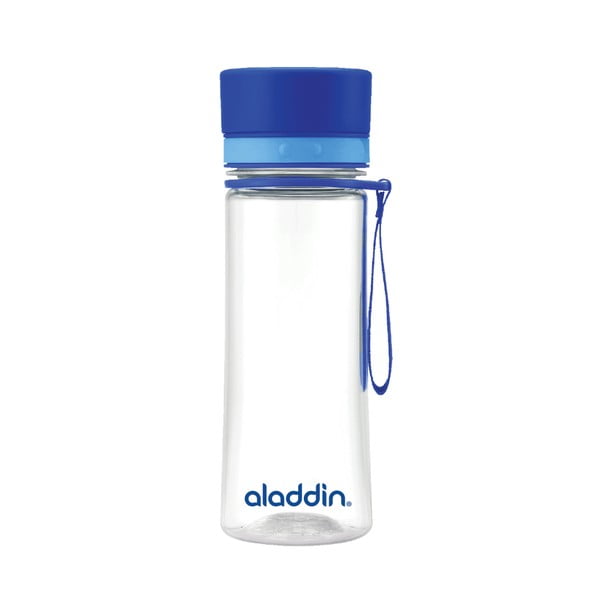 Fľaša na vodu s modrým viečkom Aladdin Aveo, 350 ml