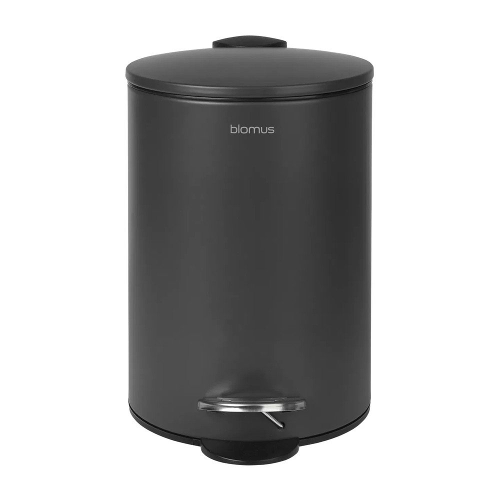E-shop Antracitový pedálový oceľový odpadkový kôš 3 l Tubo – Blomus
