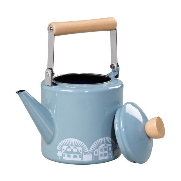Modrá smaltovaná kanvička Mini Moderns-image-1