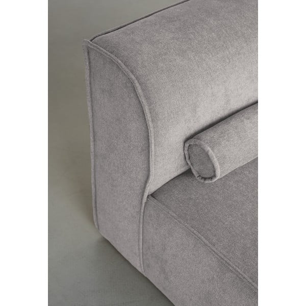 Svetlosivý modul pohovky (pravý roh) Flex Felix – Miuform-image-4