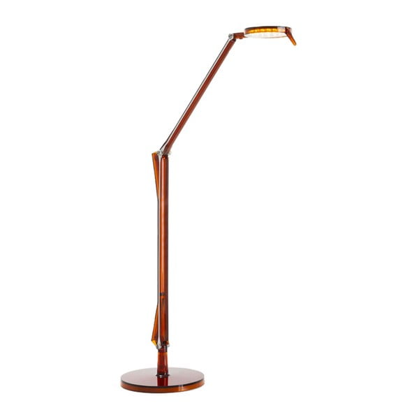 Hnedá polohovateľná stolová lampa Kartell Aledin Tec