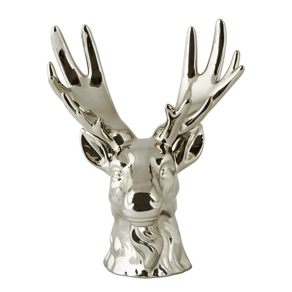 Dekoratívna soška KJ Collection Reindeer Head Silver