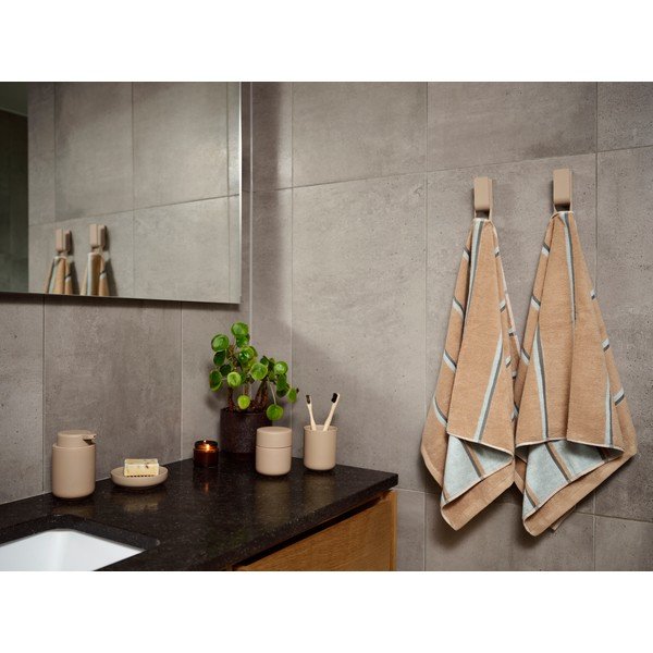 Béžový kameninový téglik na zubné kefky Ume – Zone-image-3