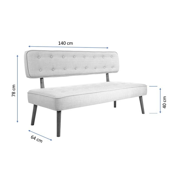 Sivá lavica Westwood – Balcab Home-image-4