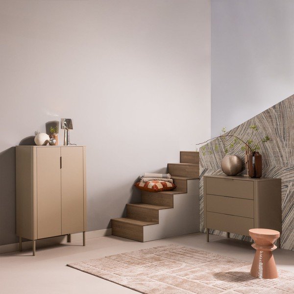 Kovový odkladací stolík ø 30 cm Fedde – WOOOD-image-1