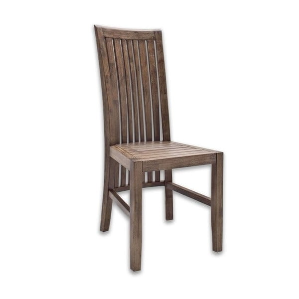 Tmavohnedá jedálenská stolička z akáciového dreva SOB Sydney