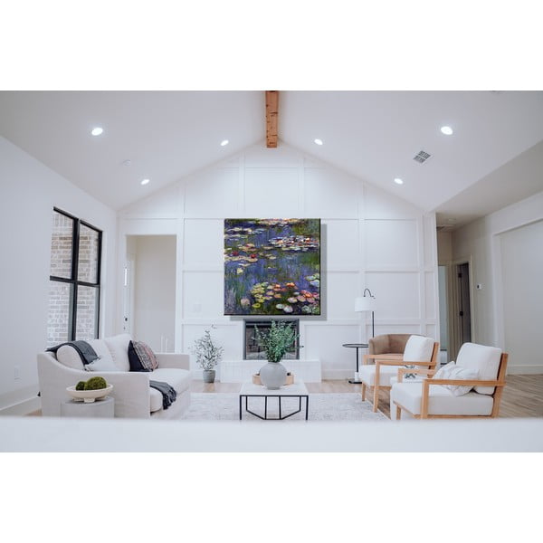 Reprodukcia obrazu Claude Monet - Water Lilies 3, 70 × 70 cm-image-1