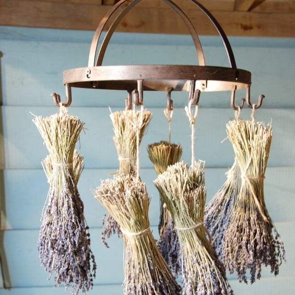 Liatinový sušiak na bylinky Esschert Design, ⌀ 37,2 cm-image-1