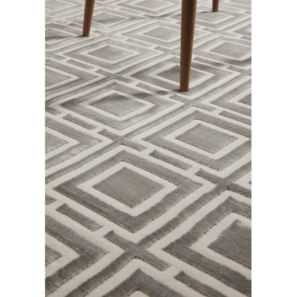 Sivo-krémový koberec 160x235 cm Perles Howlite – Elle Decoration-image-4