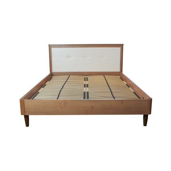 Biela dvojlôžková posteľ Mazzini Beds Scandi, 140 × 200 cm-image-3