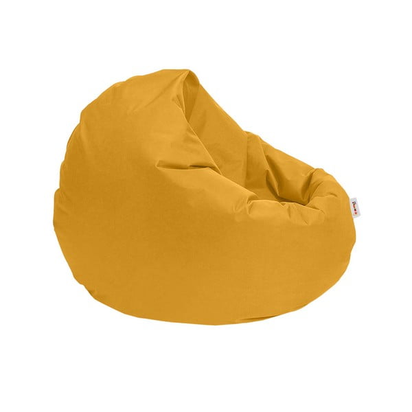 Žltý sedací vak Iyzi – Floriane Garden