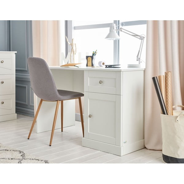 Biely detský písací stôl Pinio Marie-image-1