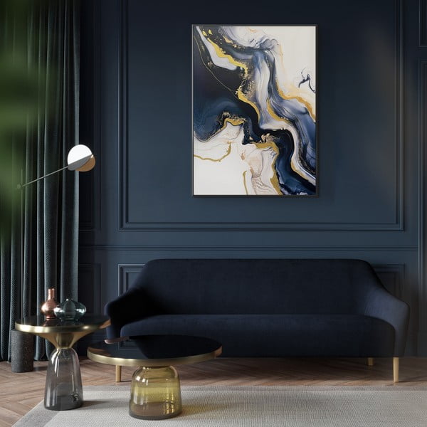 Obraz s ručne maľovanými prvkami 70x100 cm Sky – Styler-image-1