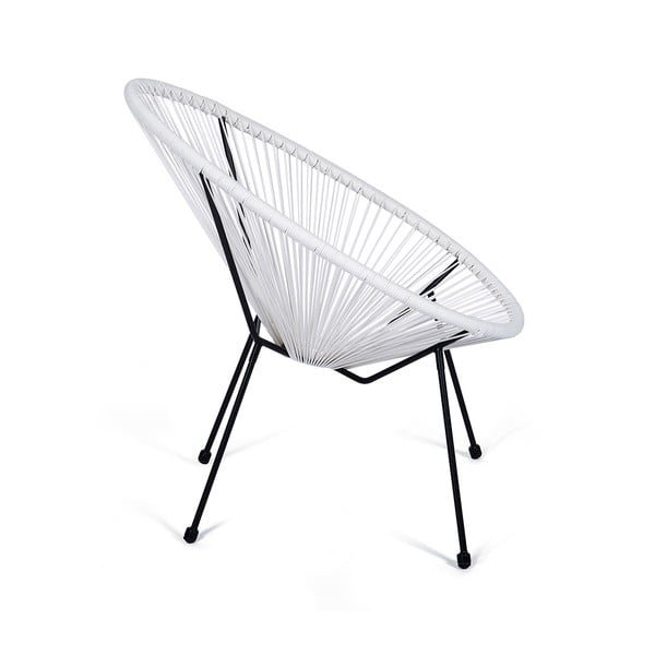 Biele kovové/plastové záhradné kreslo Avocado Comfort – Bonami Selection-image-2