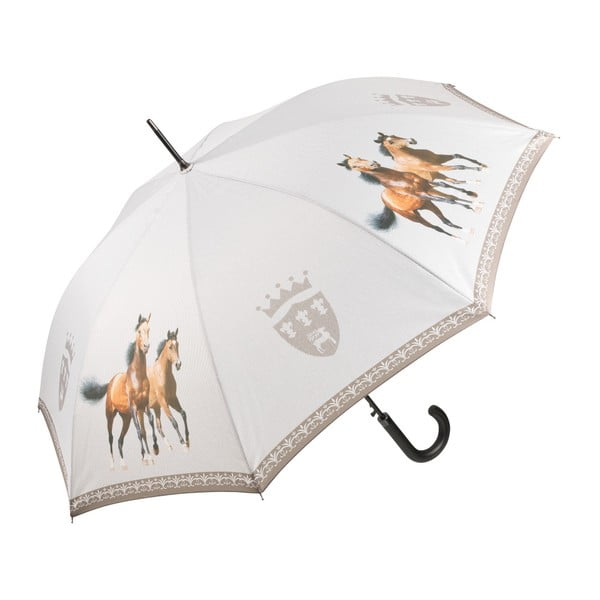 Dáždnik s rúčkou Von Lilienfeld Two Brown Horses