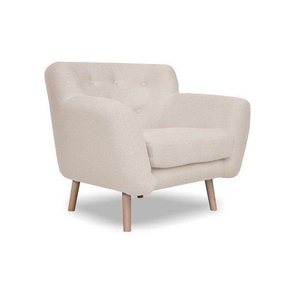Sivo-béžové kreslo Cosmopolitan design London-image-2