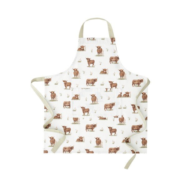 Bavlnená zástera Angus Highland Cow – Catherine Lansfield