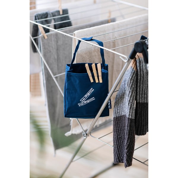 Modrý závesný košík na štipce na bielizeň Wenko Peg-image-1