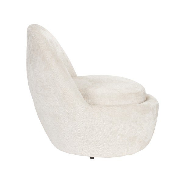 Krémové kreslo Nash – White Label-image-3