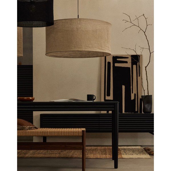 Béžové tienidlo ø 80 cm Mariela – Kave Home-image-1