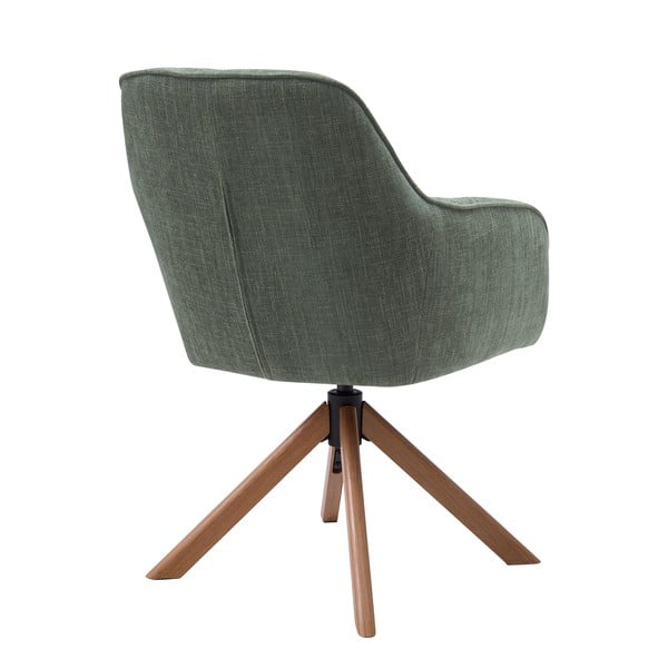 Zelené čalúnené jedálenské kreslá v súprave 2 ks Avola – Unique Furniture-image-1