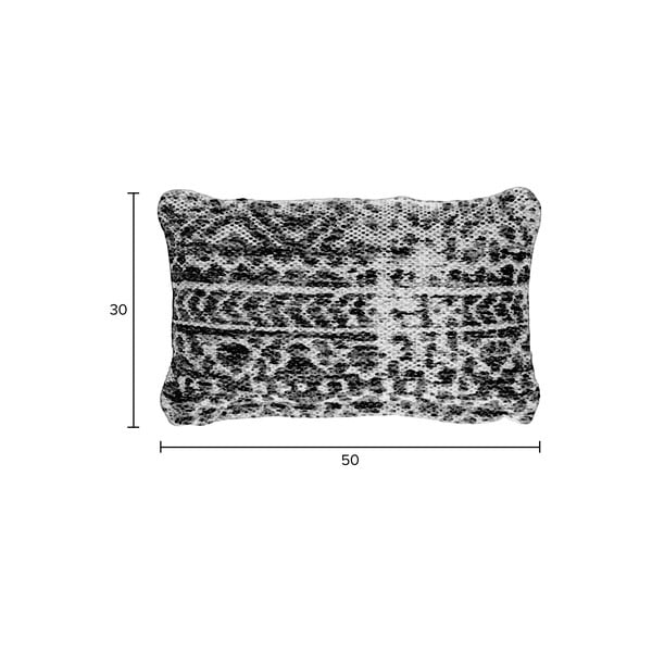 Farebný vankúš White Label Liv Blue, 30 x 50 cm-image-4