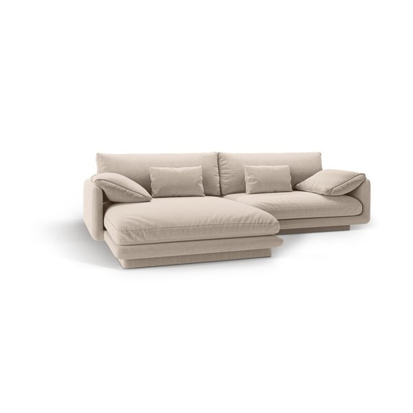 Béžová rohová pohovka (ľavý roh) Torino – Micadoni Home-image-2