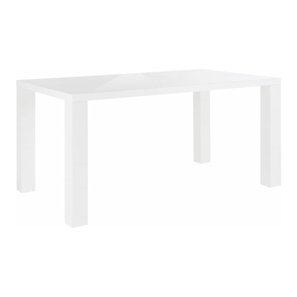 Biely jedálenský stôl Støraa Snow, 160 x 90 cm