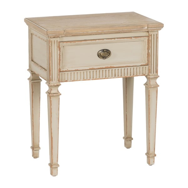 Béžový nočný stolík – Ixia
