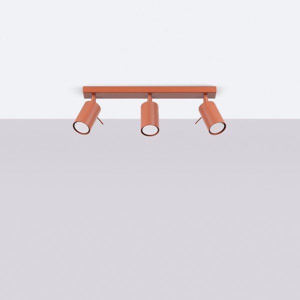 Bodové svietidlo v tehlovej farbe 6x45 cm Etna – Sollux-image-3