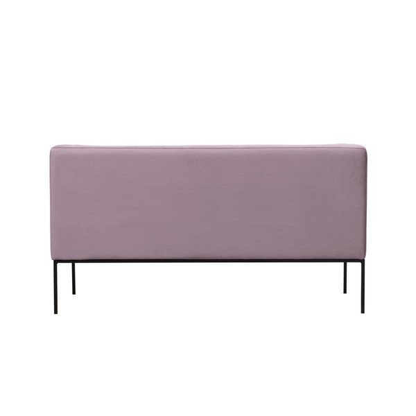 Púdrovoružová zamatová dvojmiestna pohovka Windsor & Co Sofas Neptune, 145 cm-image-4