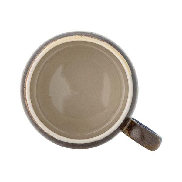 Modré/hnedé hrnčeky v súprave 4 ks z kameniny 400 ml Sheen – Bloomingville-image-3