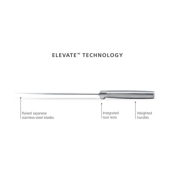 Súprava nožov so stojanom 5 ks z nehrdzavejúcej ocele Elevate Fusion – Joseph Joseph-image-4