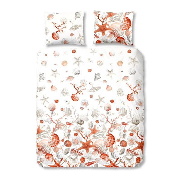 Obliečky na dvojlôžko z bavlny Good Morning Premento Shells, 200 × 200 cm