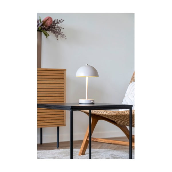 Krémová LED stolová lampa (výška 25 cm) Holt – House Nordic-image-1