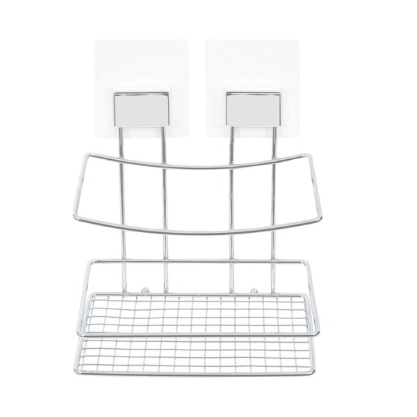 Nástenná polička do sprchy bez nutnosti vŕtania Compactor Shower-image-4