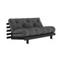 Tmavosivá rozkladacia pohovka 160 cm Roots Black Night – Karup Design