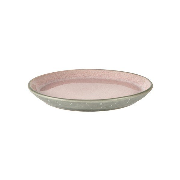 Ružový/sivý dezertný kameninový tanier ø 17 cm Gastro Grey/Light Pink – Bitz-image-2